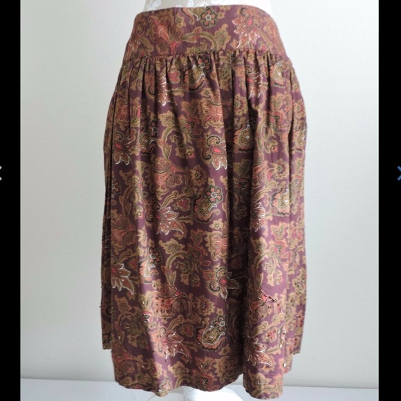 Ishyu Boho Paisley Skirt Womens 6 - Picture 5 of 8